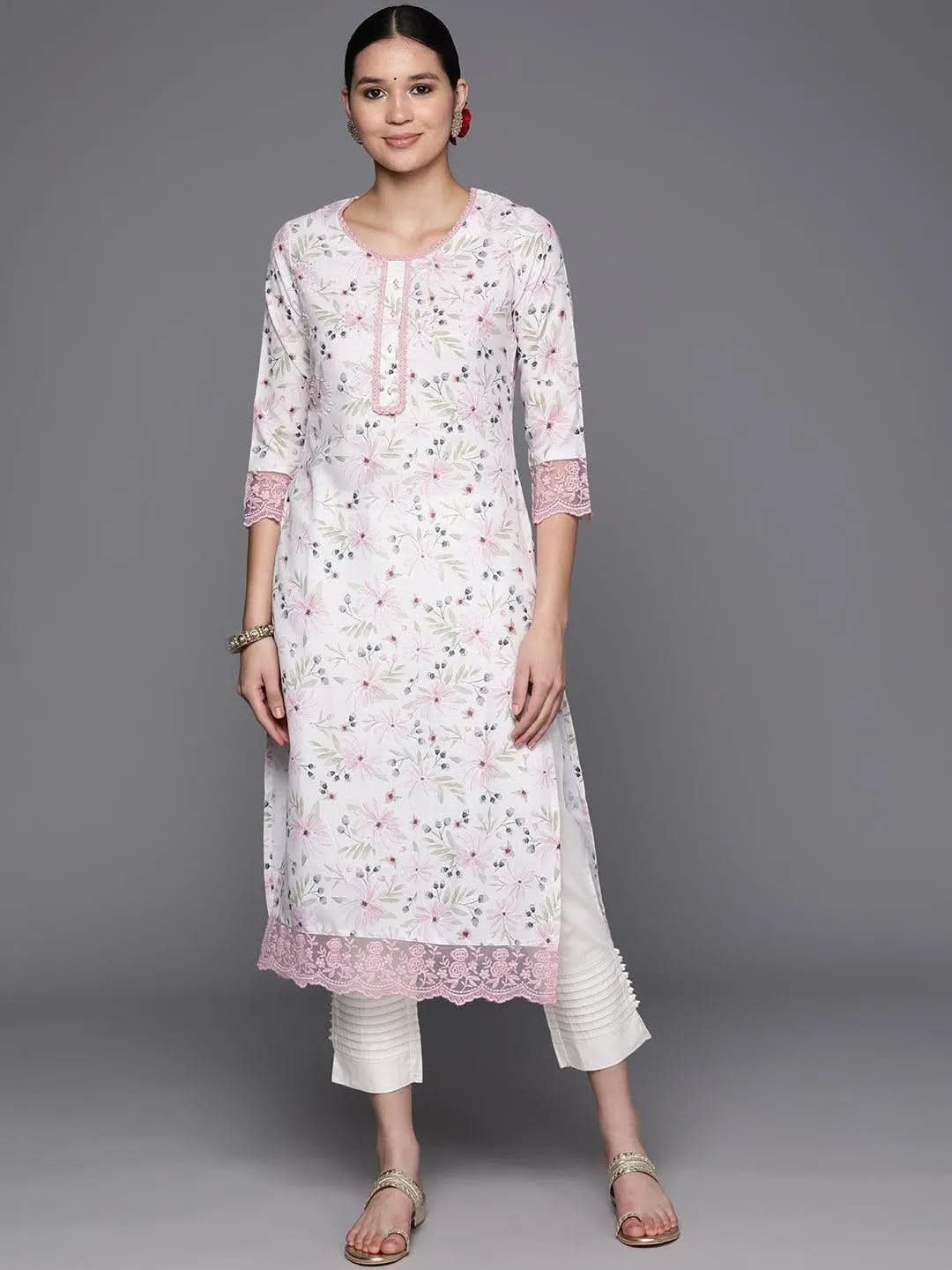 off-white-printed-cotton-straight-kurta-libas-1-27531544887446.jpg Off White Printed Cotton Straight Kurta - Image 1